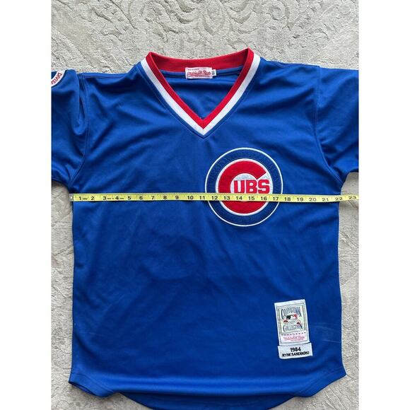 Mitchell & Ness 1984 RIP Ryne Sandberg Chicago Cubs Jersey 50 Cooperstown MLB - Picture 8 of 9
